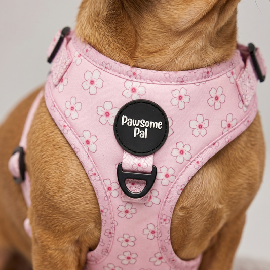 Cherry Blossom Dog Harness