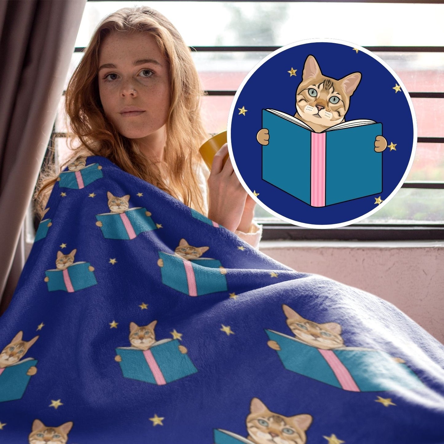 Midnight Tails - Custom Pop Art Blanket