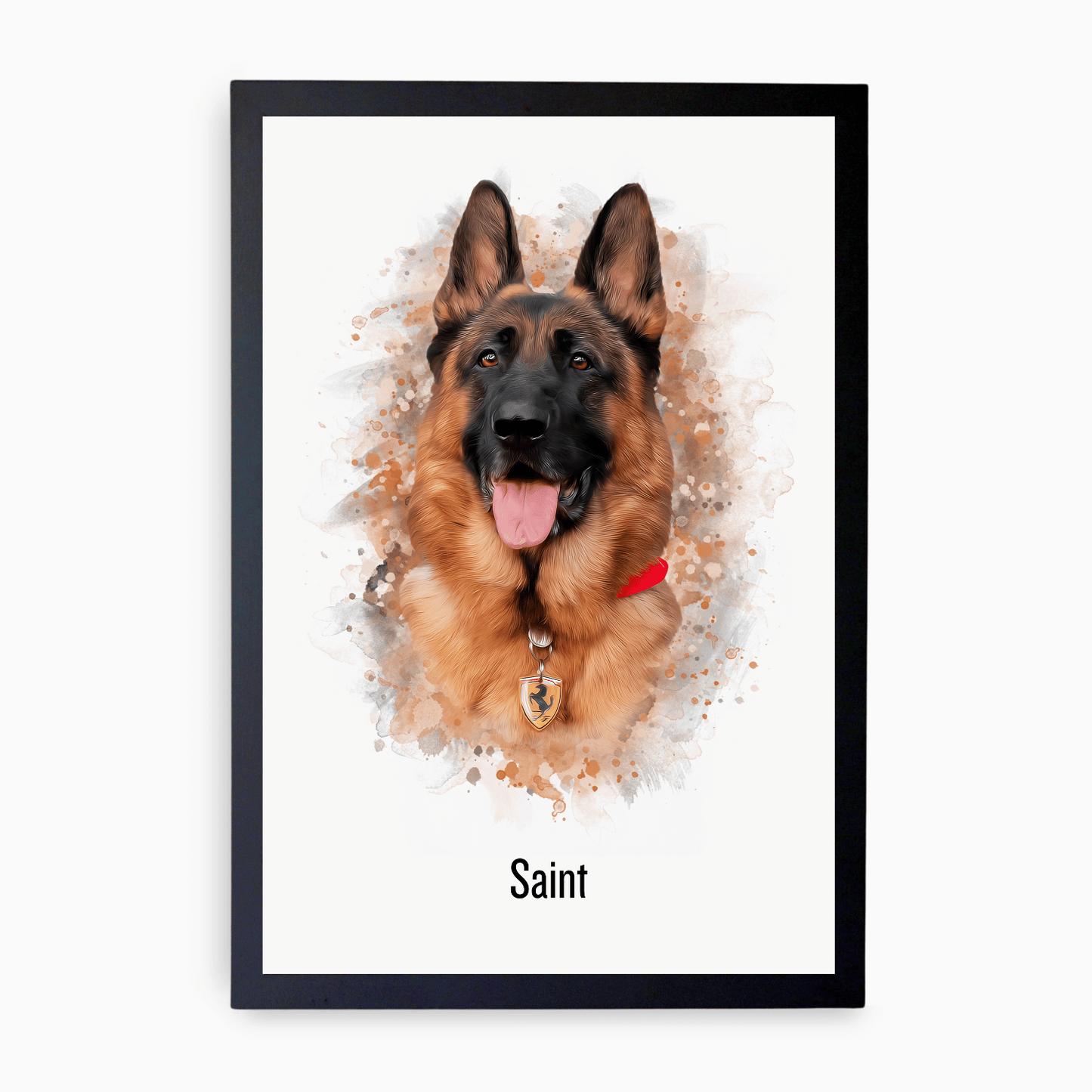 Watercolour Pet Portrait