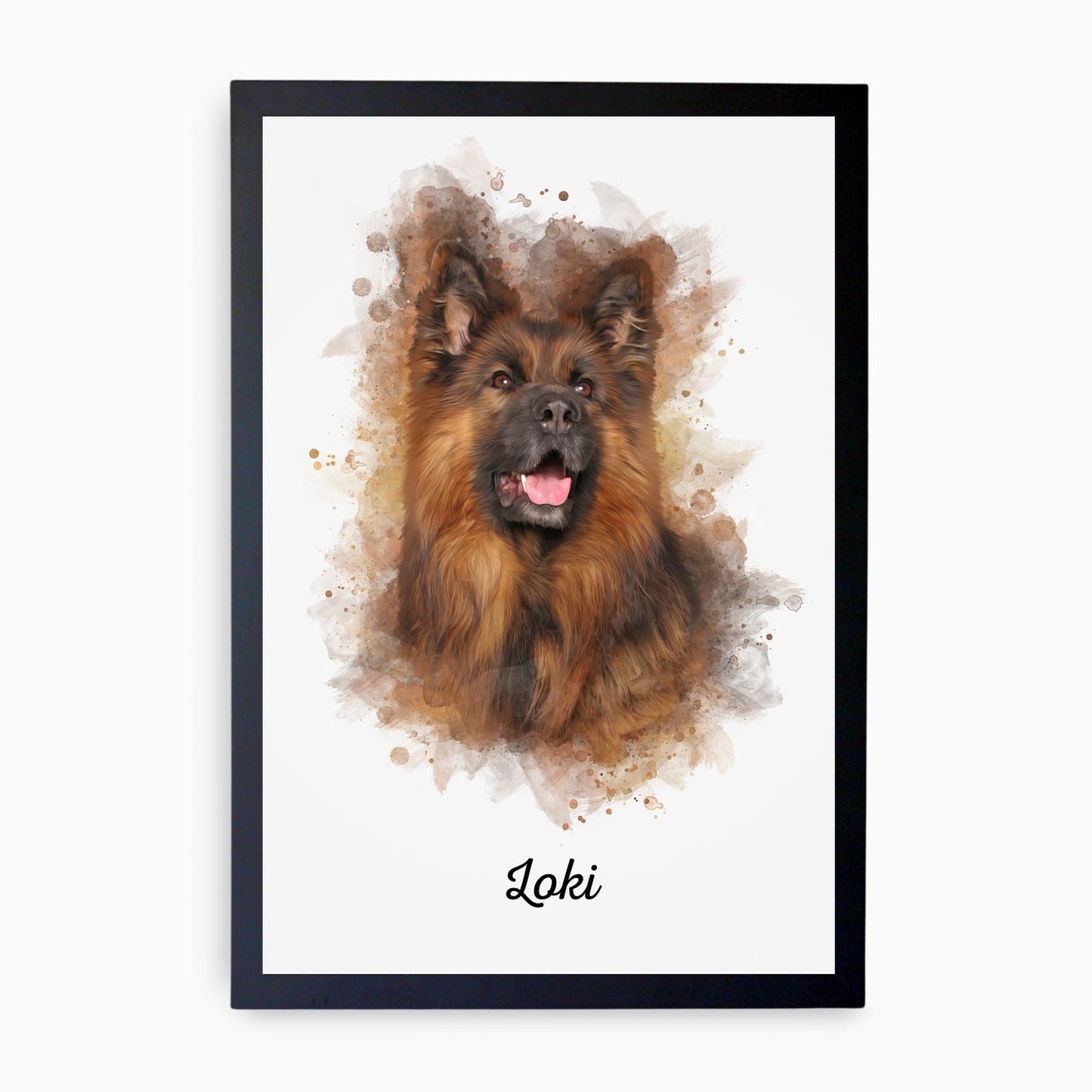 Watercolour Pet Portrait