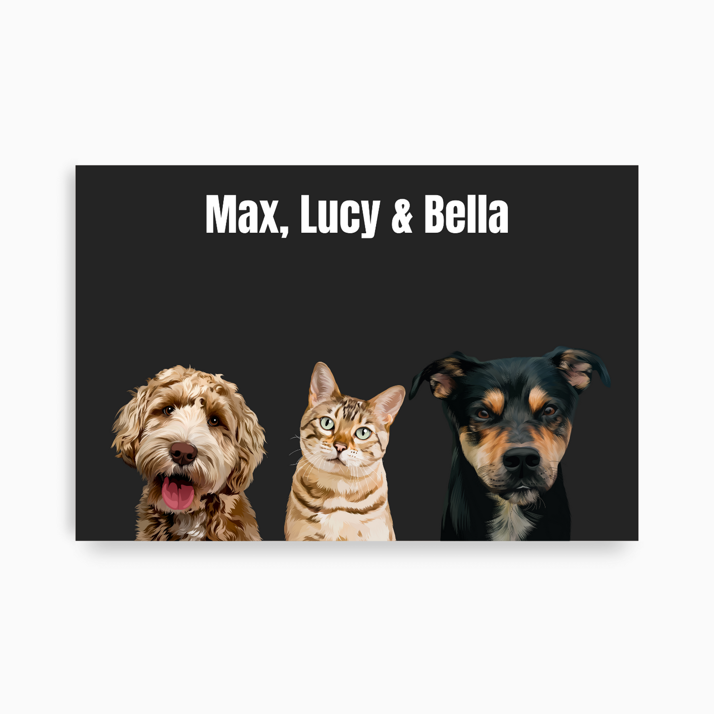 3 Pet Pawsome Pal Portrait