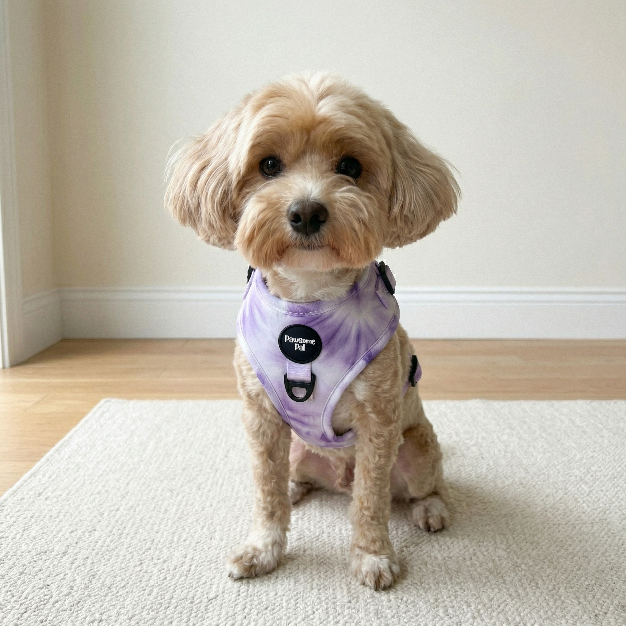 Lilac Tie Dye Dog Harness