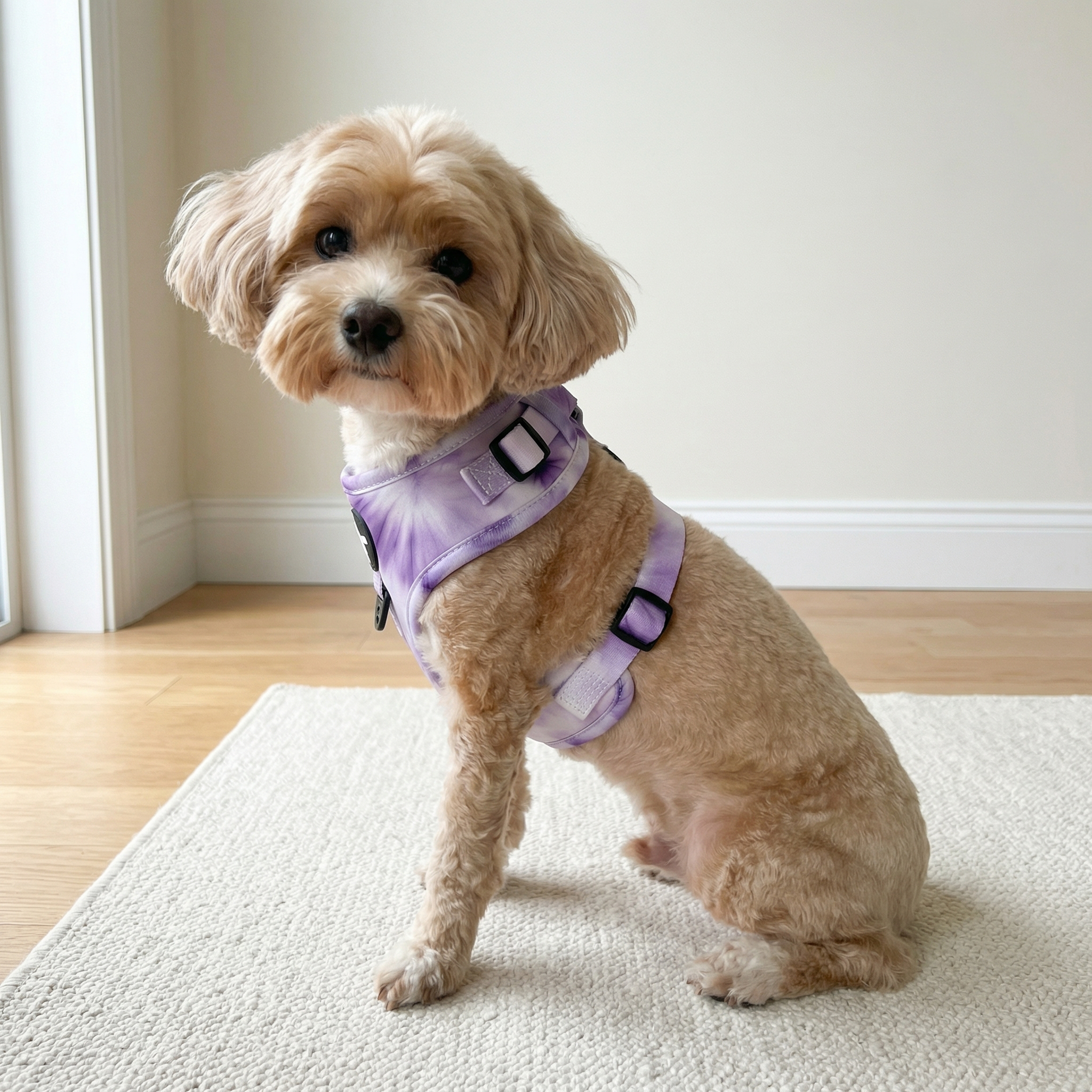 Lilac Tie Dye Dog Harness