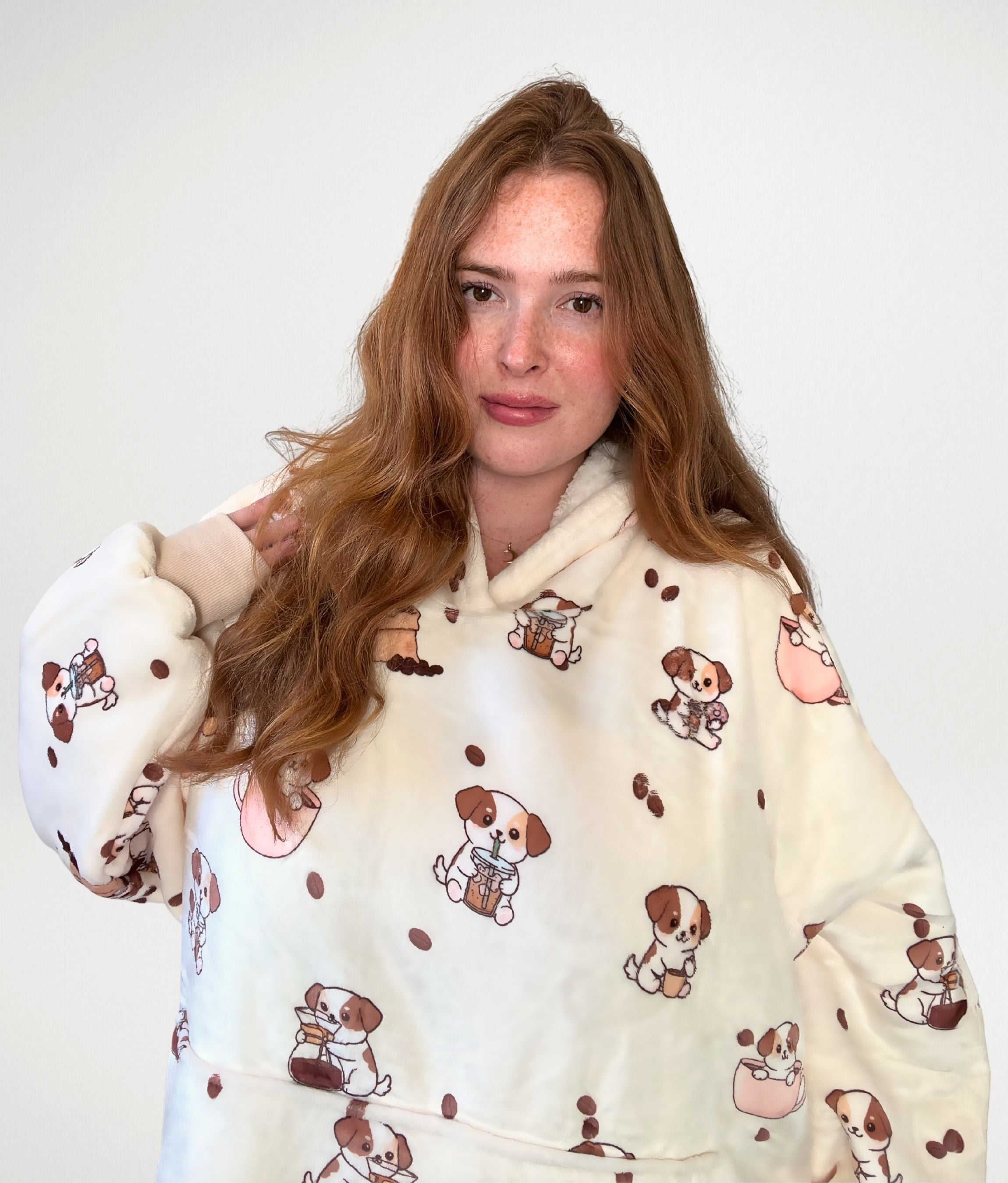 Coffee Pups - Wearable Blanket