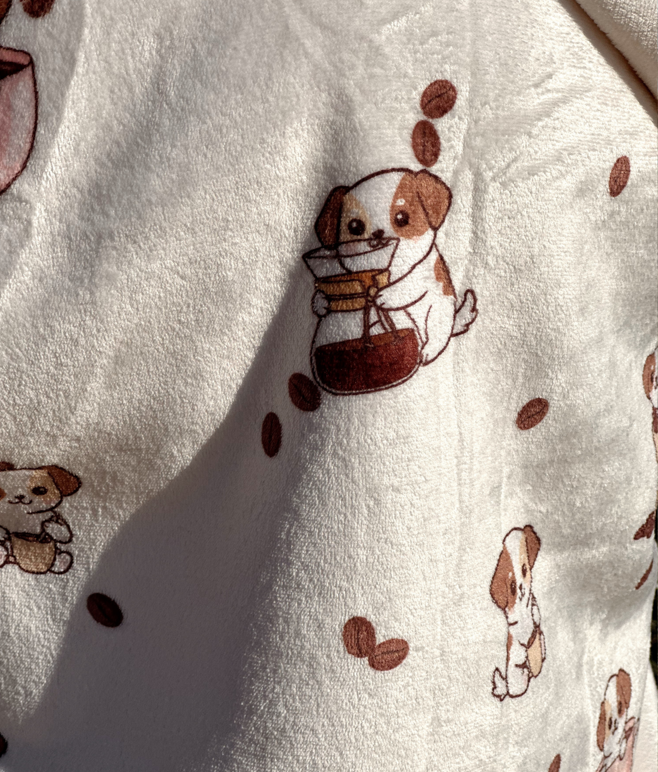 Coffee Pups - Wearable Blanket