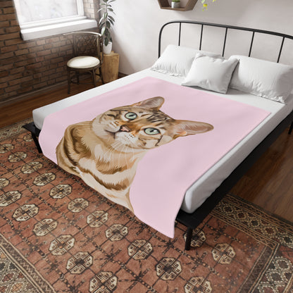 Pawsome Pal Portrait Plush Fleece Blanket