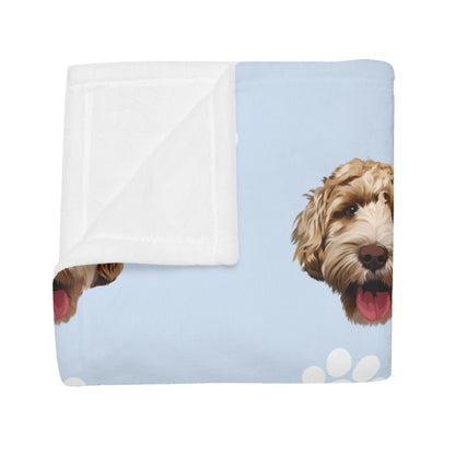 Pawsome Pal Portrait Plush Fleece Blanket