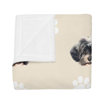 Pawsome Pal Portrait Plush Fleece Blanket