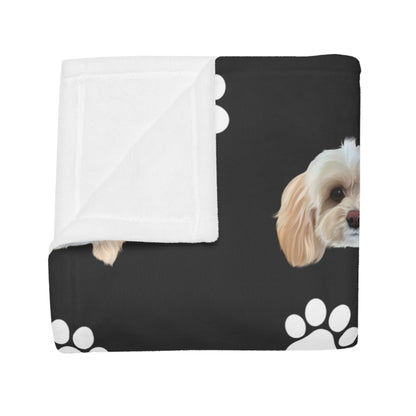 Pawsome Pal Portrait Plush Fleece Blanket