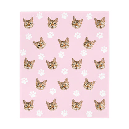 Pawsome Pal Portrait Plush Fleece Blanket