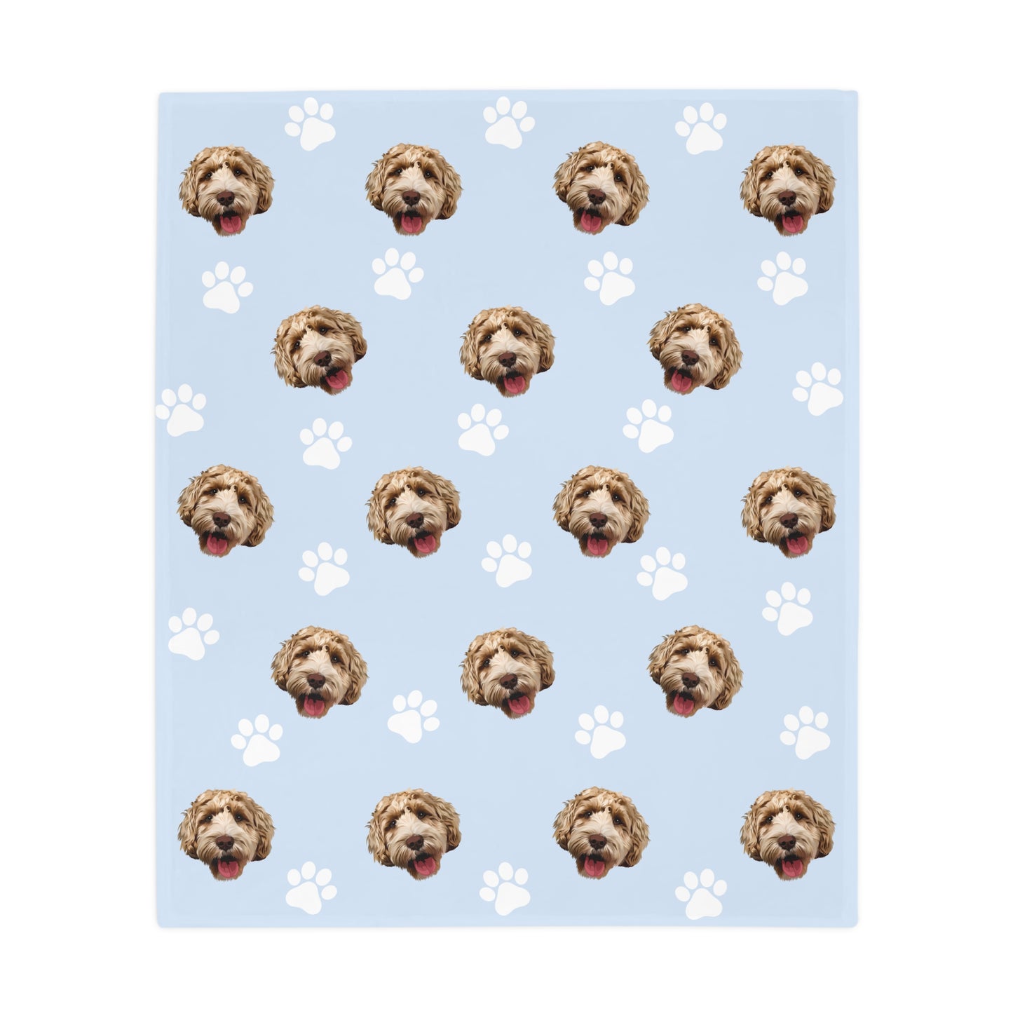 Pawsome Pal Portrait Plush Fleece Blanket