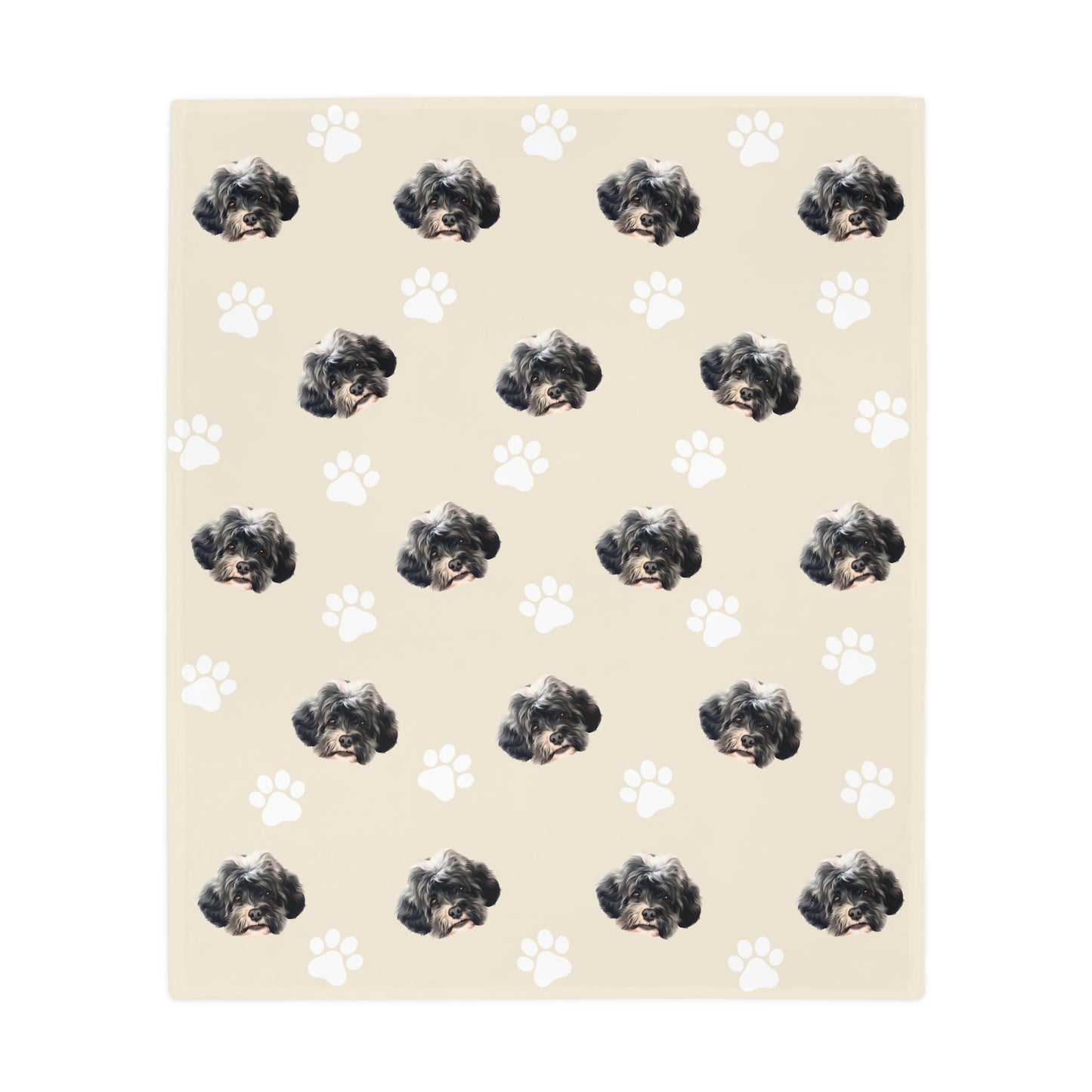 Pawsome Pal Portrait Plush Fleece Blanket