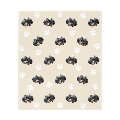 Pawsome Pal Portrait Plush Fleece Blanket