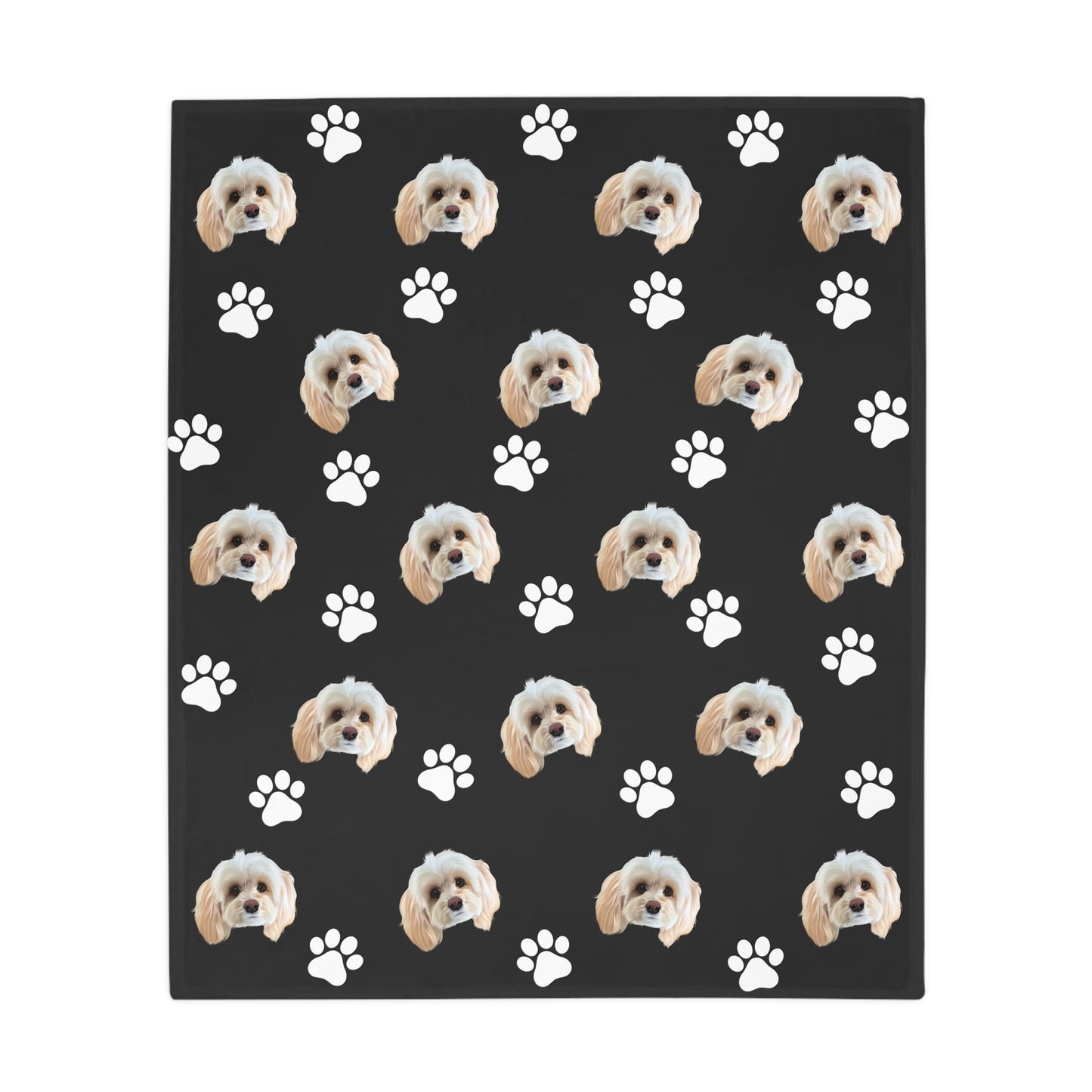 Pawsome Pal Portrait Plush Fleece Blanket