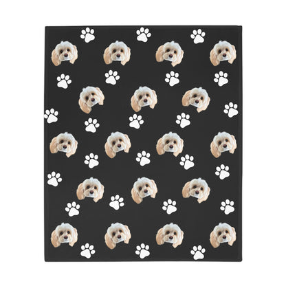 Pawsome Pal Portrait Plush Fleece Blanket