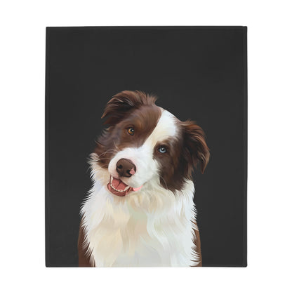 Pawsome Pal Portrait Plush Fleece Blanket