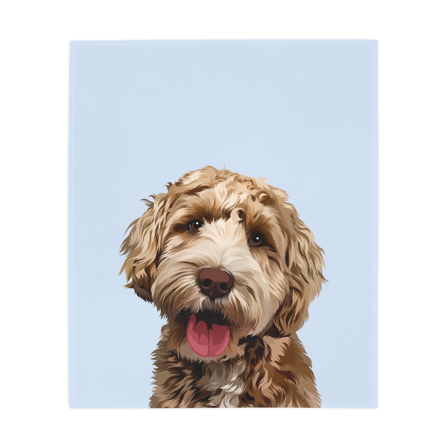 Pawsome Pal Portrait Plush Fleece Blanket