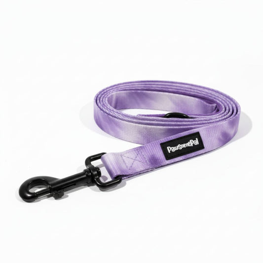 Lilac Tie Dye Dog Leash