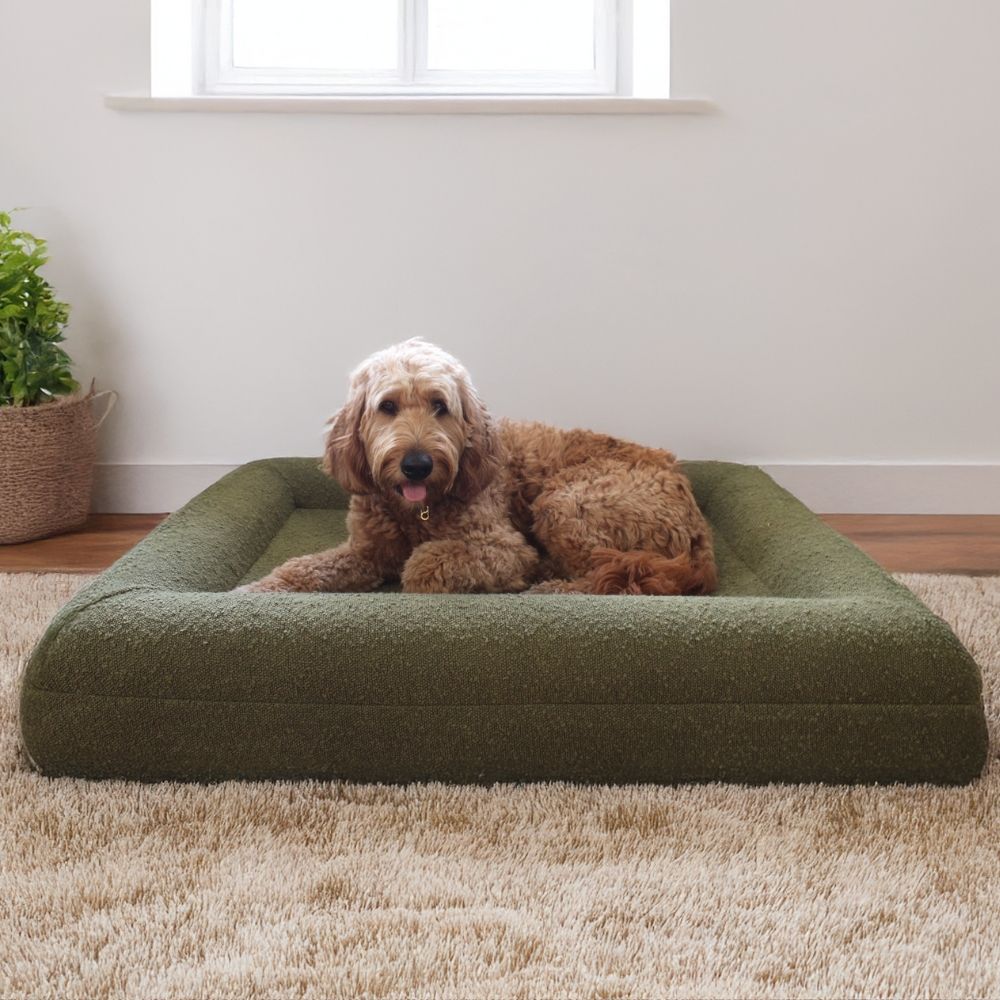 Premium Boucle Dog Bed