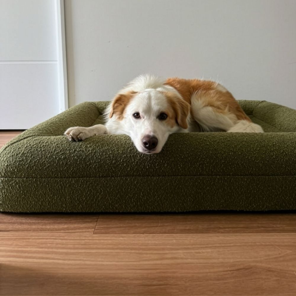 Premium Boucle Dog Bed