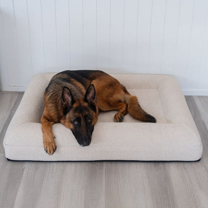 Premium Boucle Dog Bed