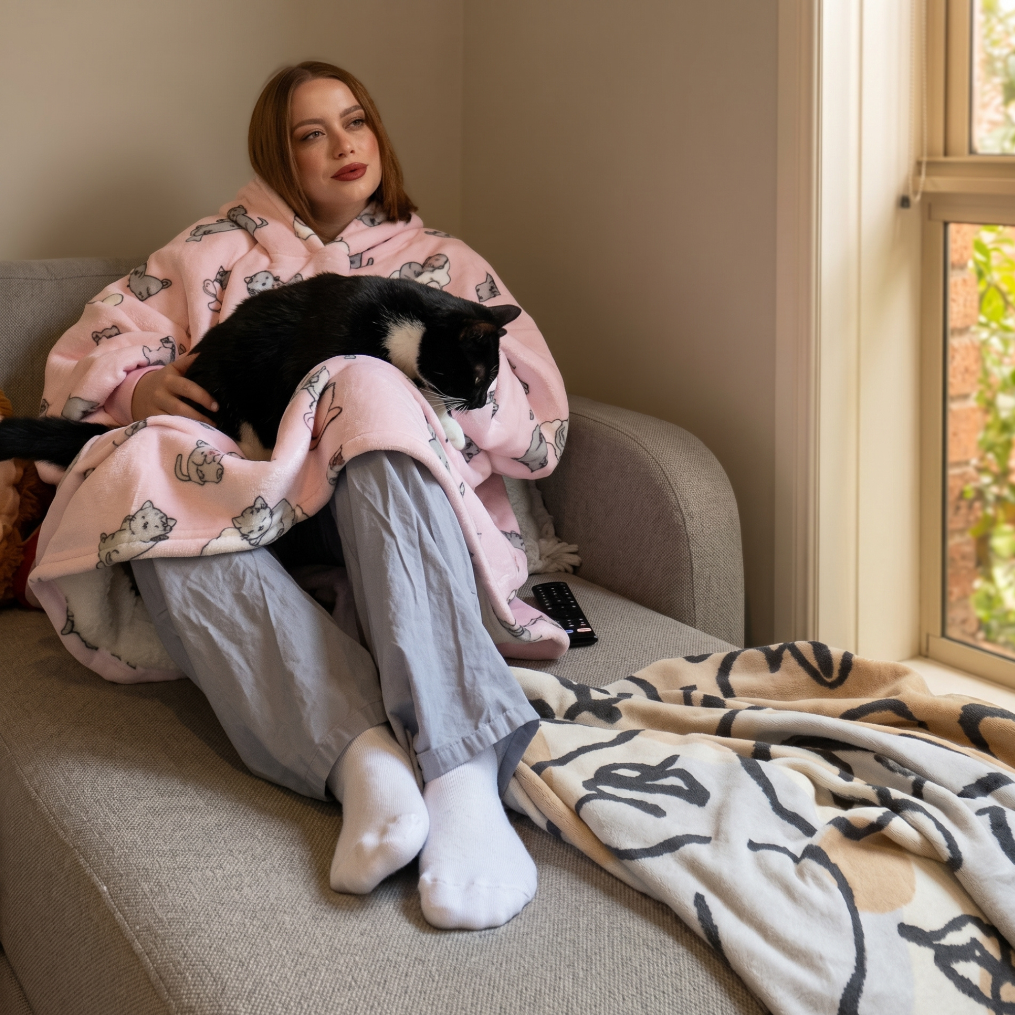 Kitty Dreams - Wearable Blanket