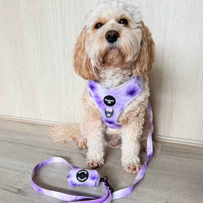 Lilac Tie Dye Dog Harness