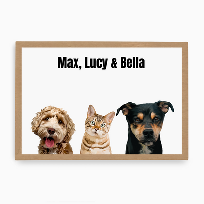 3 Pet Pawsome Pal Portrait