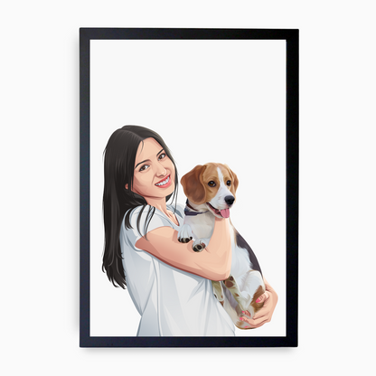 Person and Pet Portrait