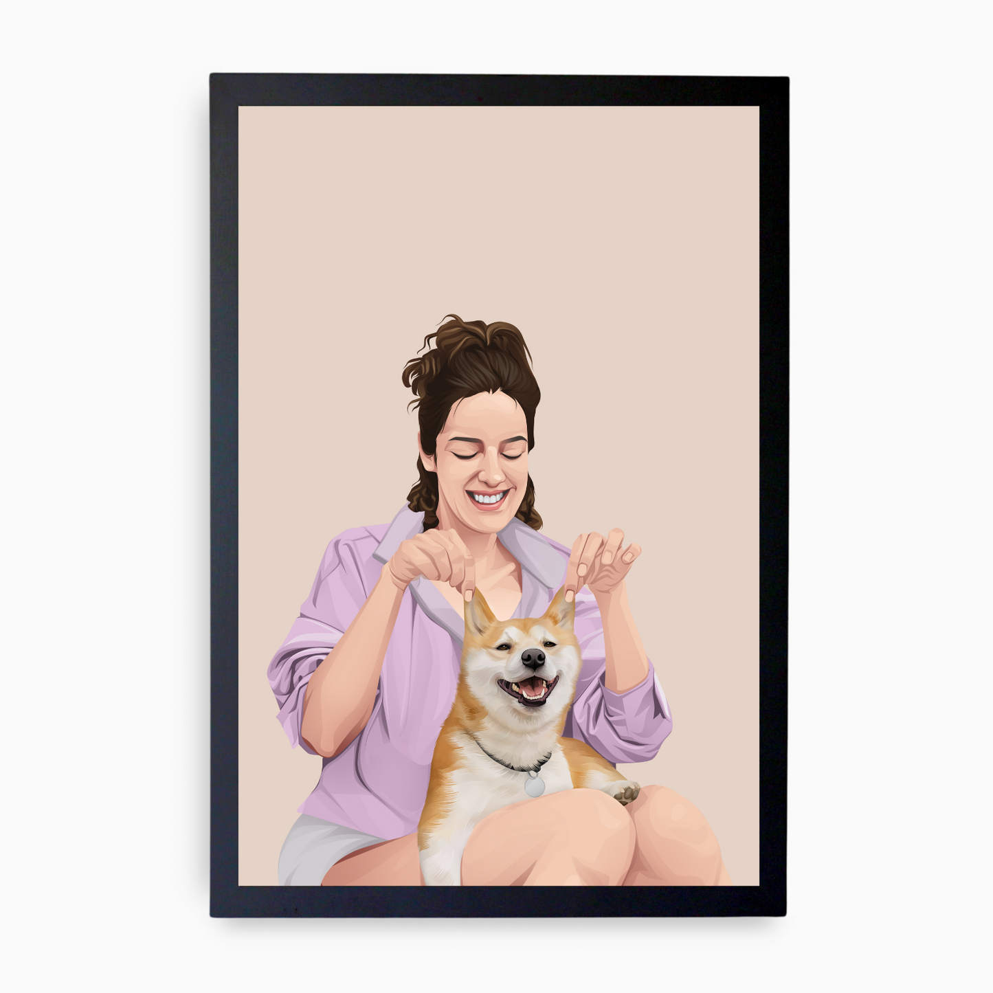 Person and Pet Portrait