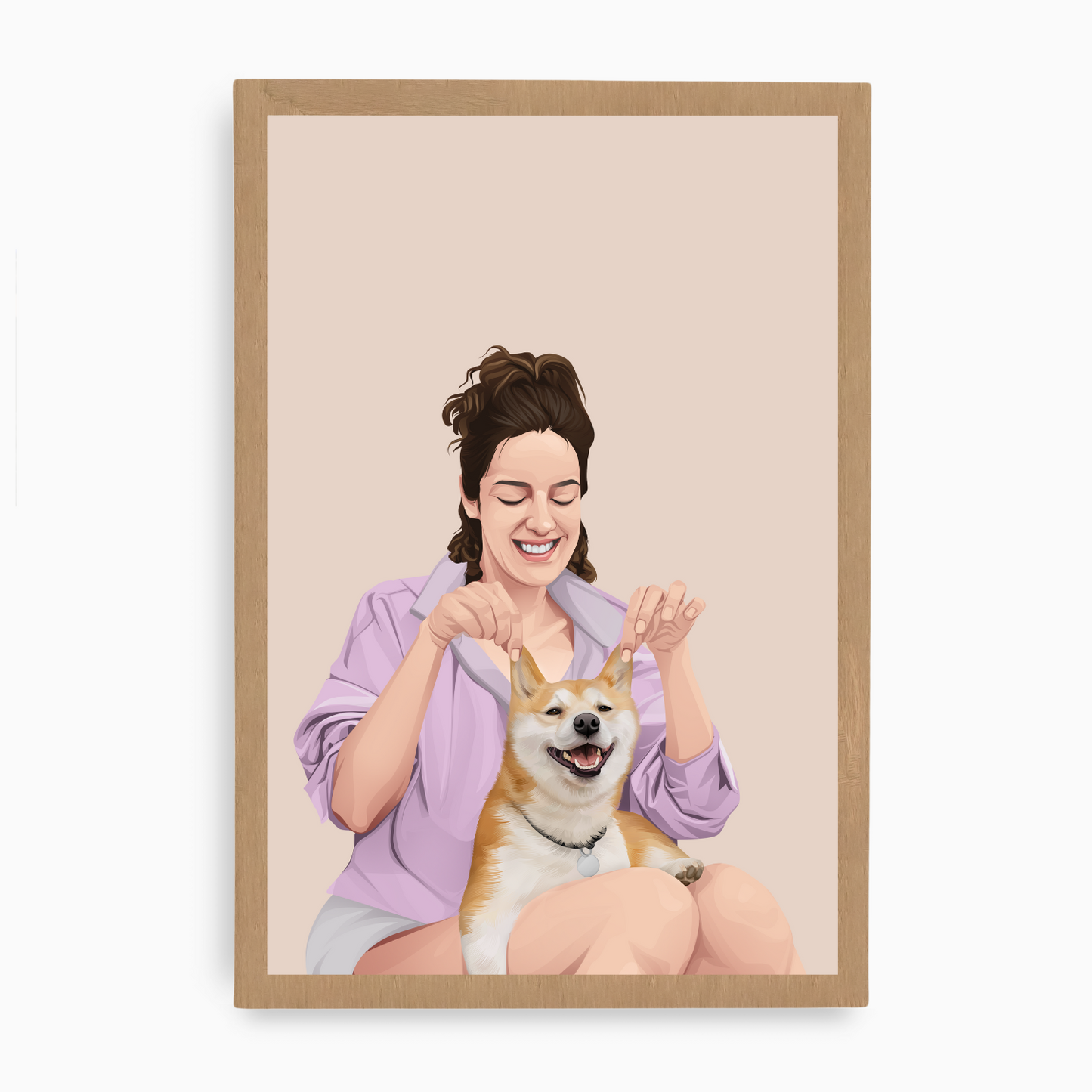 Person and Pet Portrait