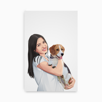 Person and Pet Portrait