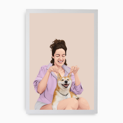 Person and Pet Portrait